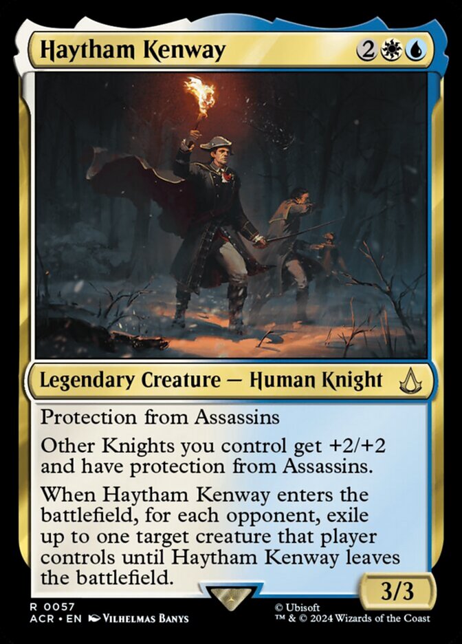 MTG Magic the Gathering Haytham Kenway (57/324) Assassin's Creed LP