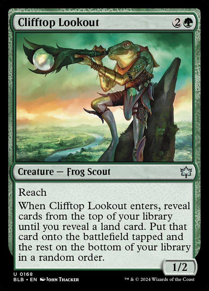 MTG Magic the Gathering Clifftop Lookout (168/427) Bloomburrow LP | eBay