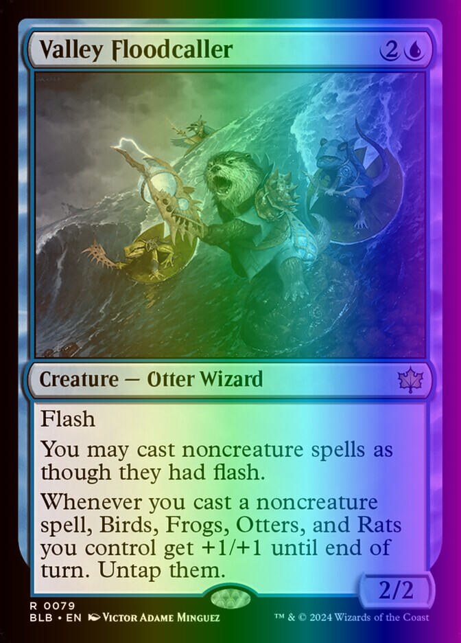 MTG Magic the Gathering Valley Floodcaller (79/427) Bloomburrow LP