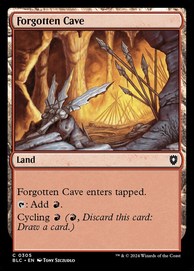 MTG Magic the Gathering Forgotten Cave (305/401) Bloomburrow Commander LP | eBay MTG Magic the Gathering Forgotten Cave (305/401) Bloomburrow Commander LP | eBay