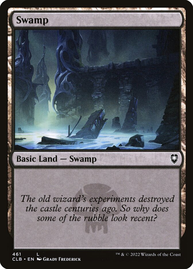 MTG Swamp (461/1080) Commander Legends Battle for Baldur's Gate NM MTG Swamp (461/1080) Commander Legends Battle for Baldur's Gate NM