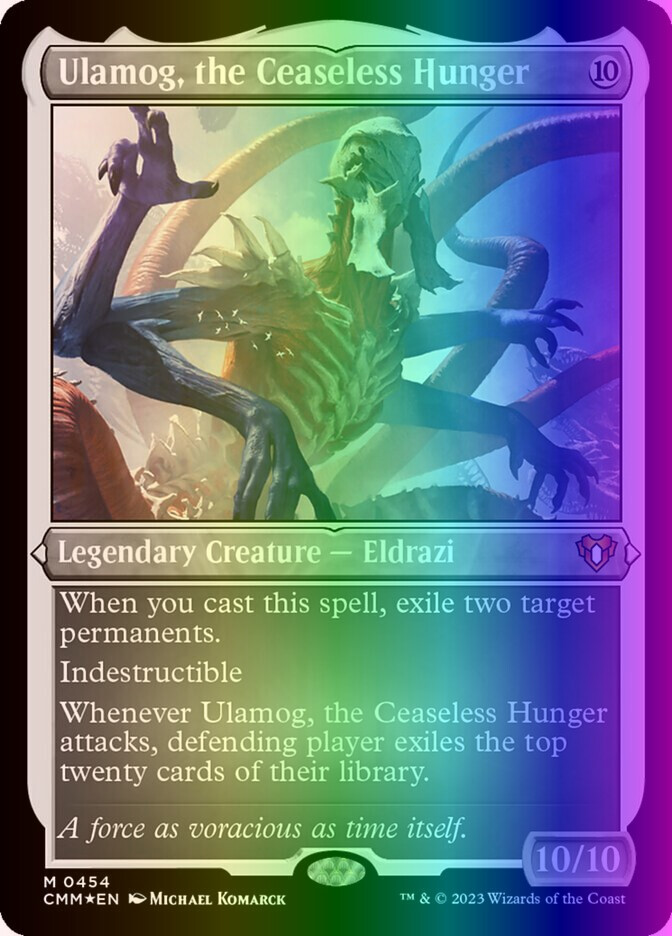 MTG Ulamog, the Ceaseless Hunger英語　Foil 1x Ulamog, the Ceaseless Hunger - Foil NM-Mint, English
