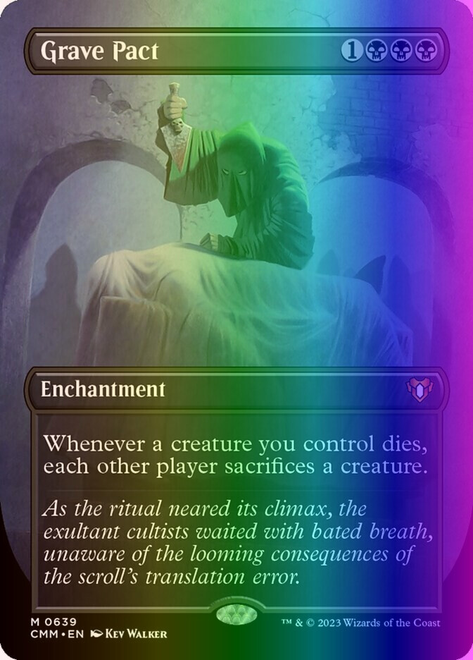 MTG Magic the Gathering Grave Pact (639/1455) Commander Masters LP