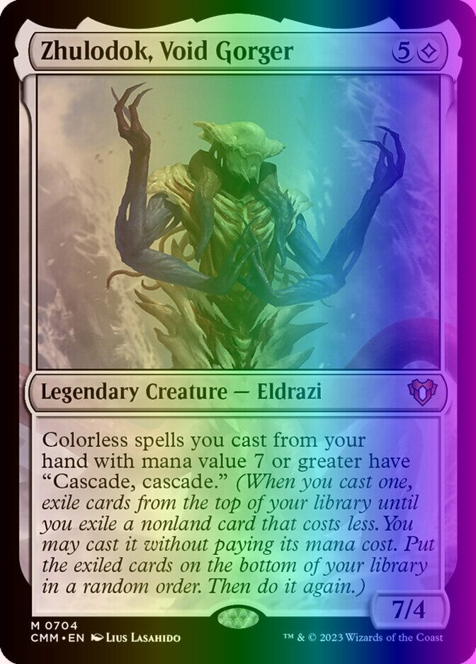 MTG Zhulodok, Void Gorger (704/1455) Commander Masters NM FOIL | eBay