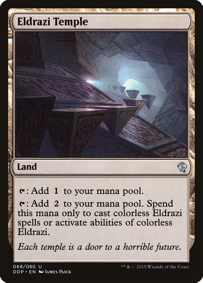d&d mtg card prices MTG Magic the Gathering Eldrazi Temple (68/80) DD Zendikar vs. Eldrazi LP
