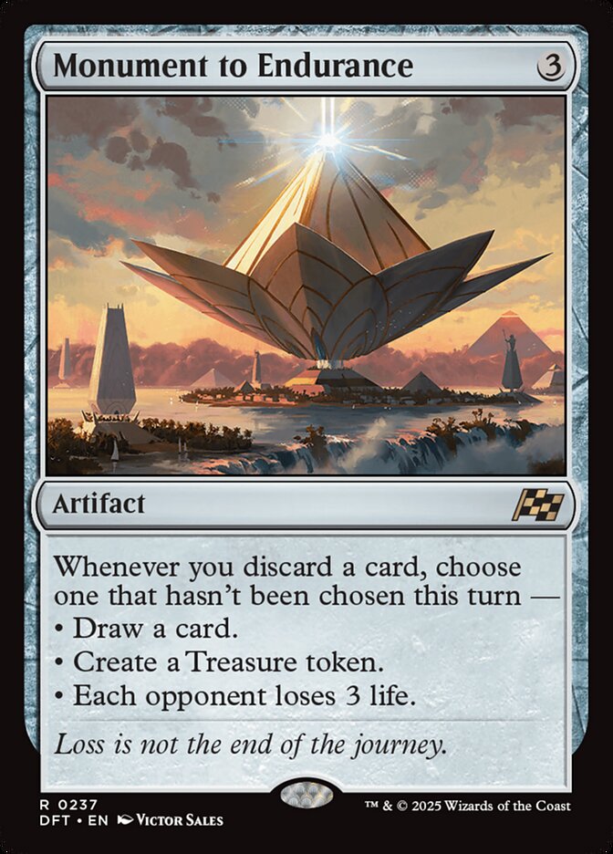 MTG Magic the Gathering Monument to Endurance (237/568) Aetherdrift LP