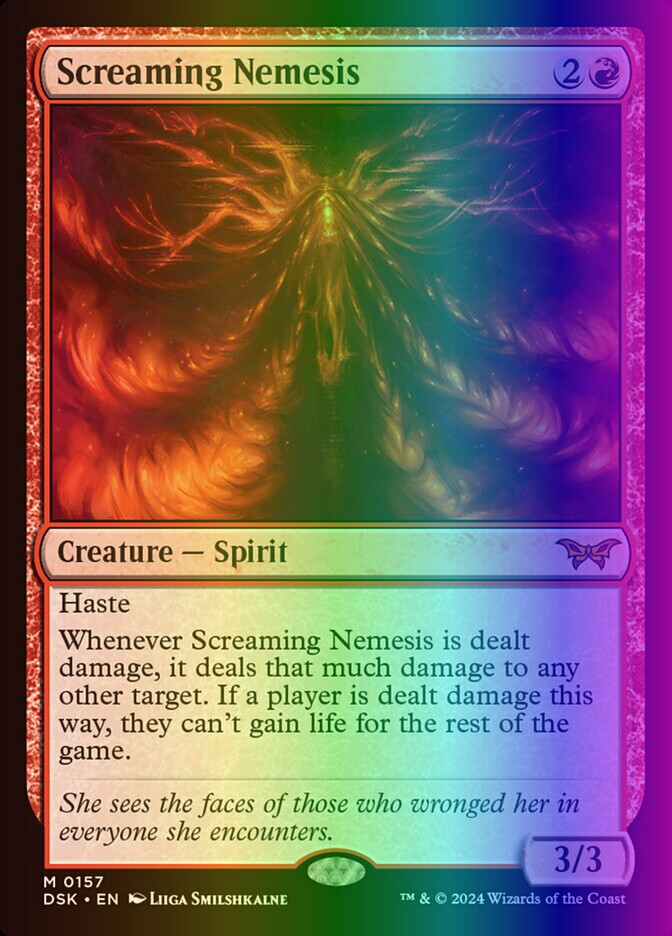 MTG Screaming Nemesis (157/469) Duskmourn House of Horror LP
