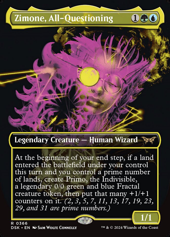 MTG Zimone, All-Questioning (366/469) Duskmourn House of Horror NM