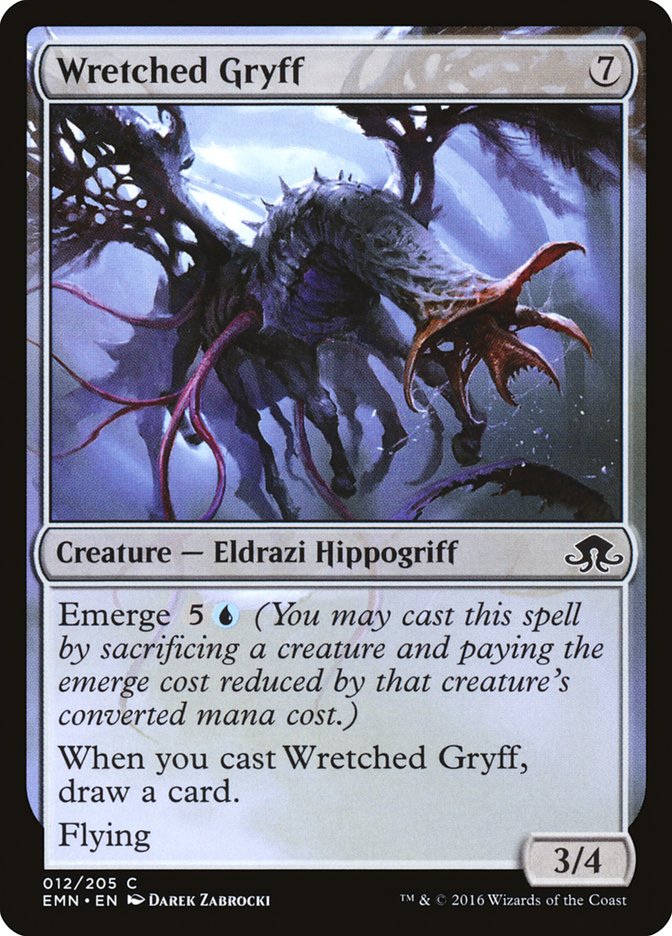 MTG Magic the Gathering Wretched Gryff (12/234) Eldritch Moon MP MTG Magic the Gathering Wretched Gryff (12/234) Eldritch Moon MP