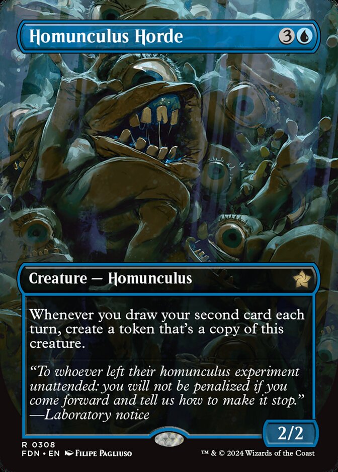 MTG Magic the Gathering Homunculus Horde (308/789) Foundations LP