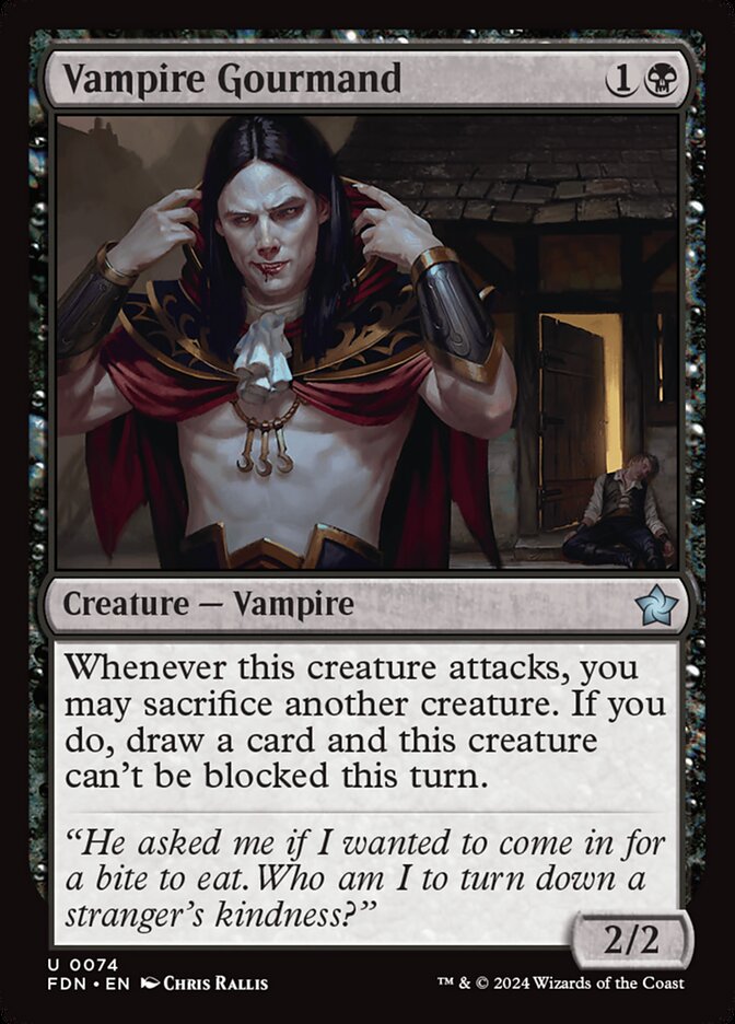 mtg foundations vampire cards Magic The Gathering - - Crossway Troublemakers When this creature enters MTG Magic the Gathering Vampire