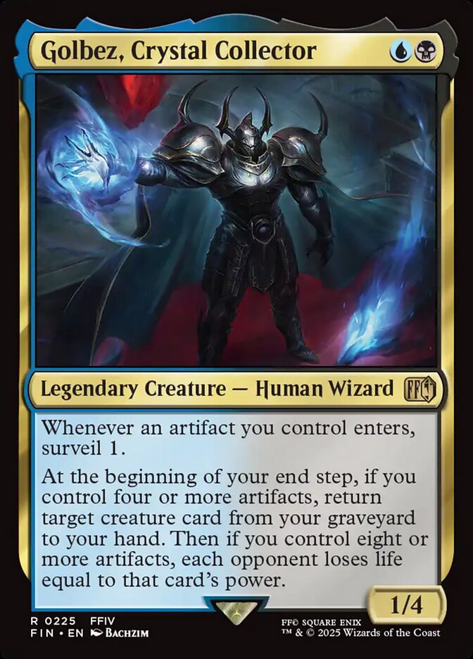 MTG Magic the Gathering Golbez, Crystal Collector (225/781) Final Fantasy  LP