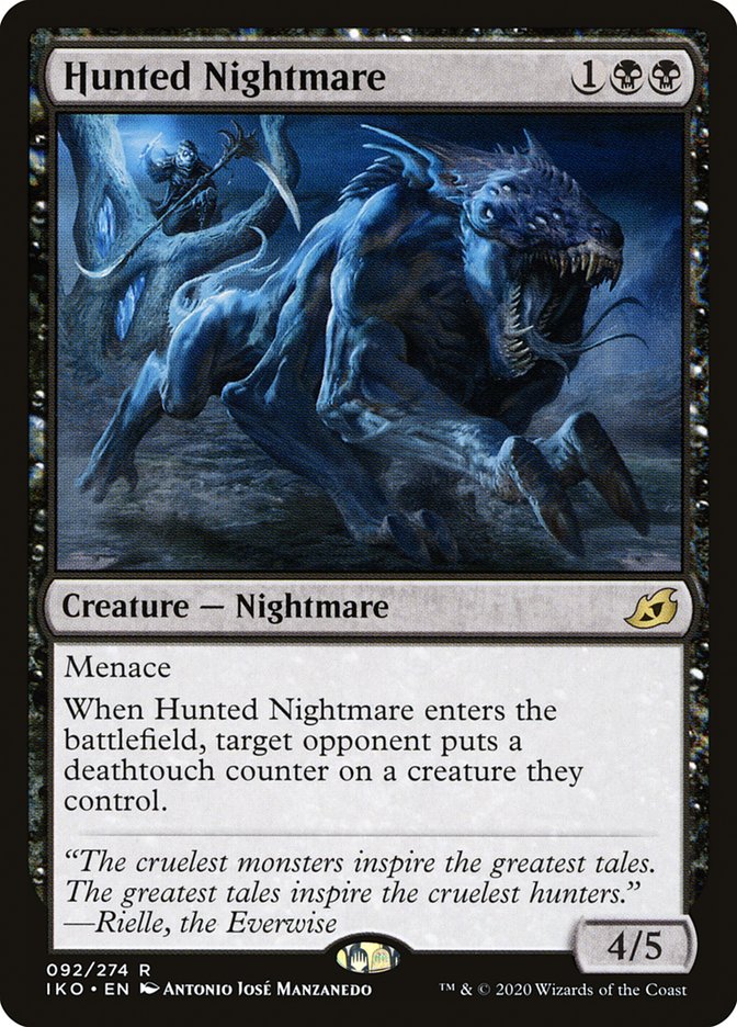 nightmare mtg card Magic the Gathering [064] TENTH EDITION Single Card