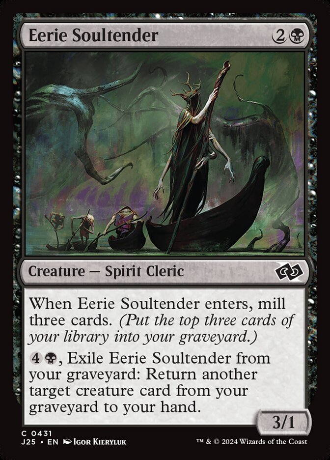 MTG Magic the Gathering Eerie Soultender (431/779) Foundations Jumpstart LP  | eBay