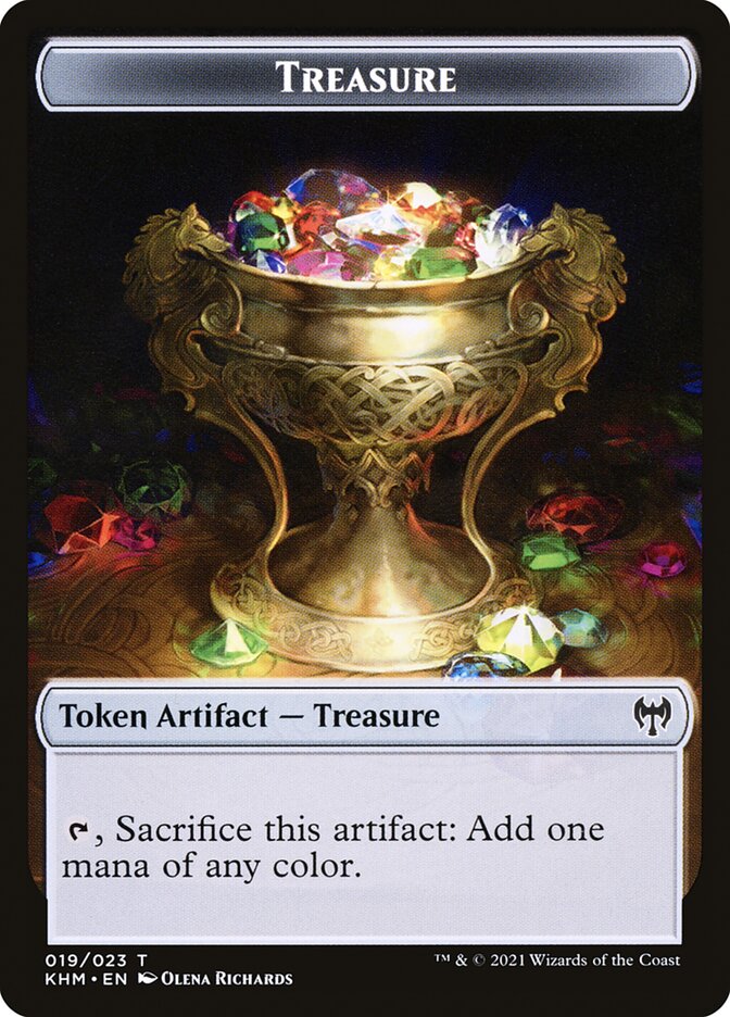 mtg treasure token cards MTG Magic the Gathering Token