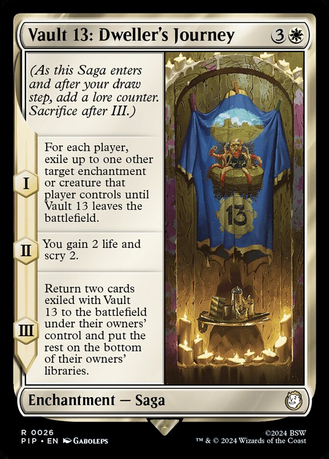 MTG Magic the Gathering Vault 13: Dweller's Journey (26/1189) Fallout LP |  eBay