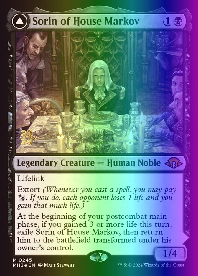 MTG Sorin of House Markov (245s/85) Modern Horizons 3 Promos