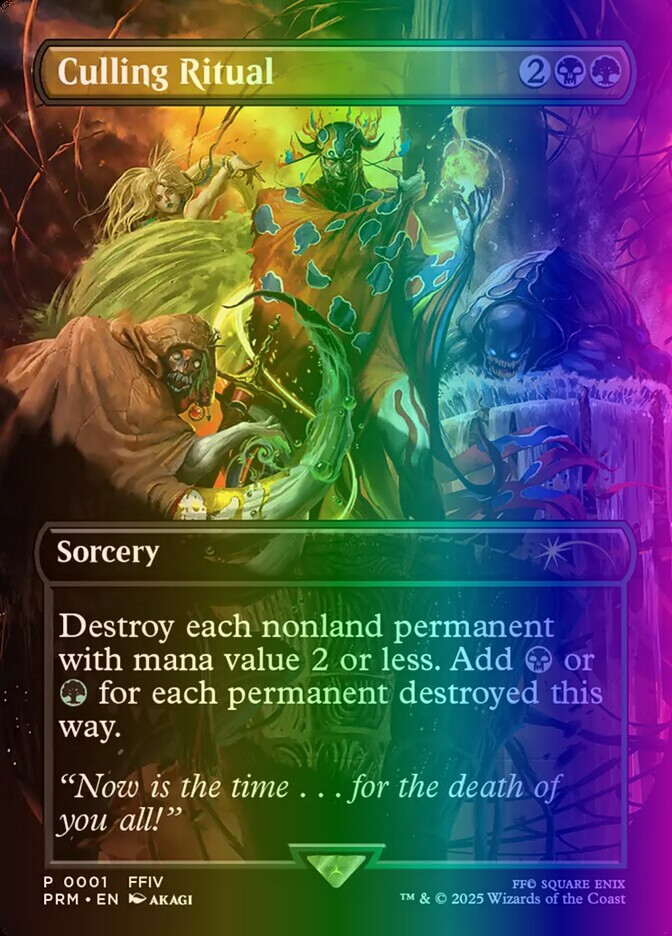 MTG Magic the Gathering Culling Ritual (4/14) Wizards Play Network