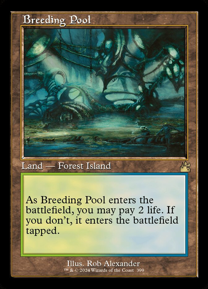 MTG Magic the Gathering Breeding Pool (399/573) Ravnica Remastered