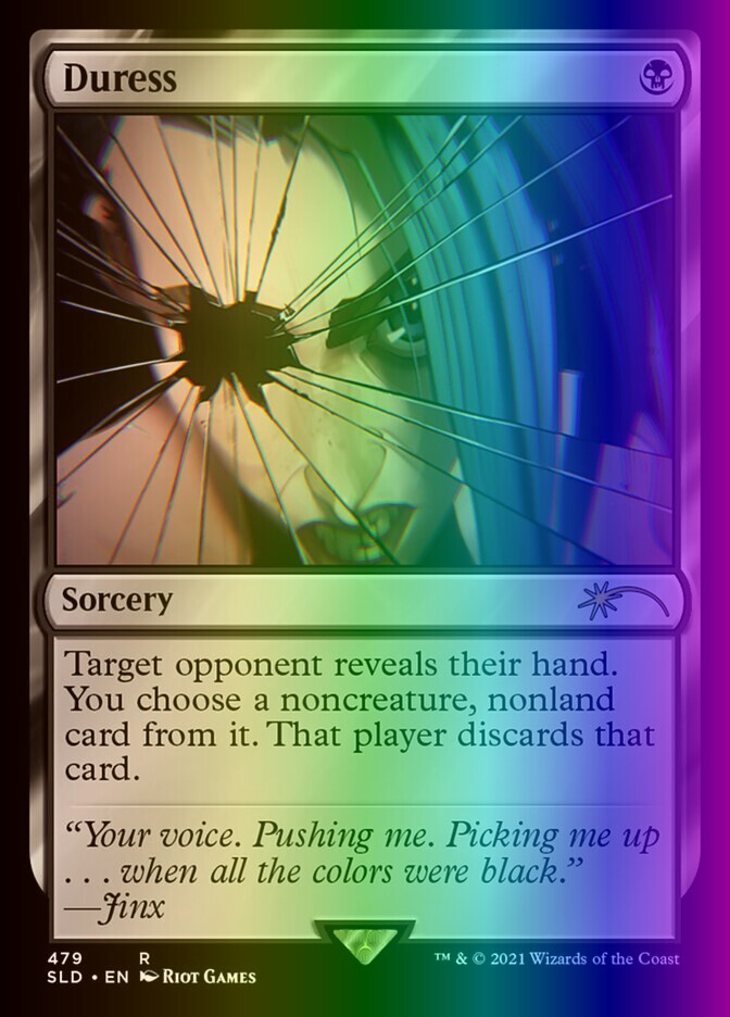 mtg 強迫/Duress arcane 479 FOIL ４枚セット sld mtg 強迫 / Duress arcane 479 sld - メルカリ