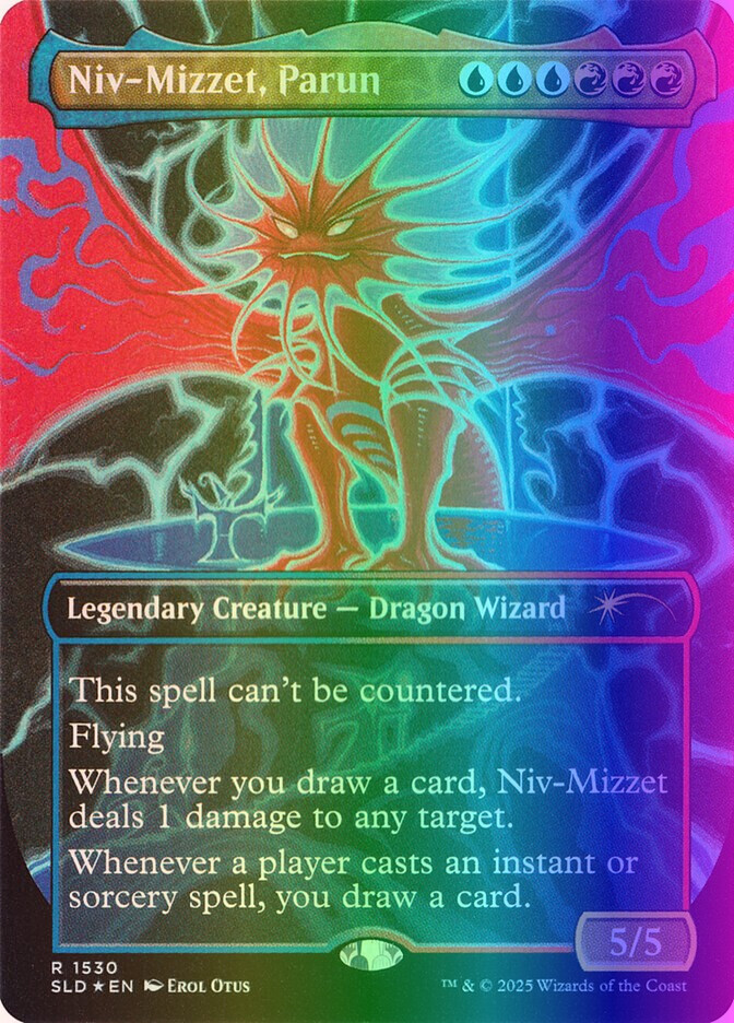 MTG Niv-Mizzet, Parun (1530/3004) Secret Lair Drop Series NM FOIL