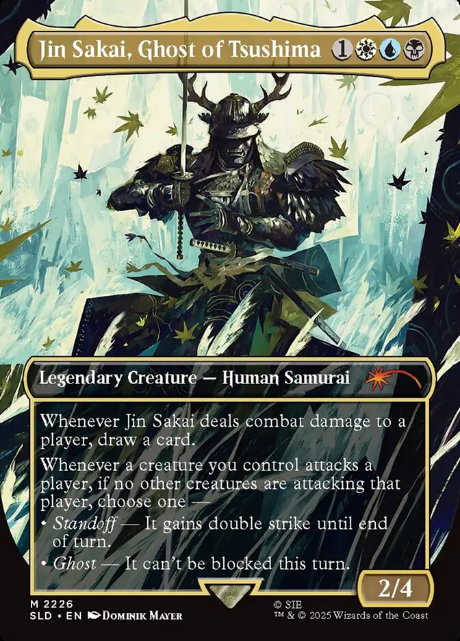 MTG Jin Sakai, Ghost of Tsushima (2226/3209) Secret Lair Drop