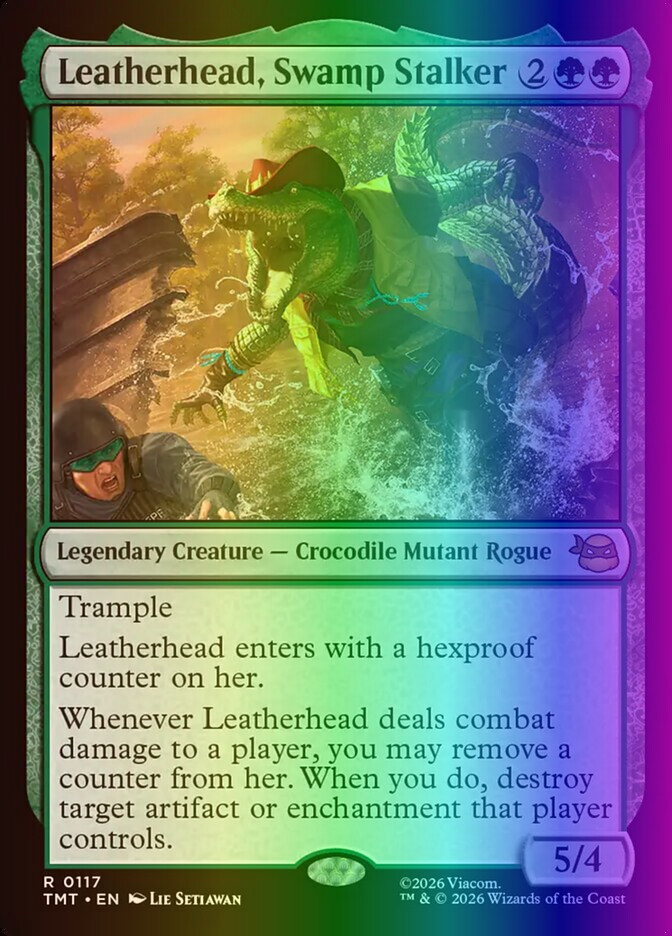 MTG Leatherhead, Swamp Stalker (117/343) Teenage Mutant Ninja