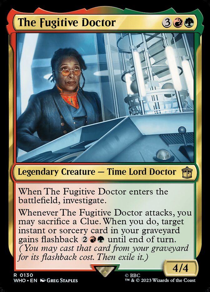 MTG Magic the Gathering The Fugitive Doctor (130/1208) Doctor Who LP | eBay