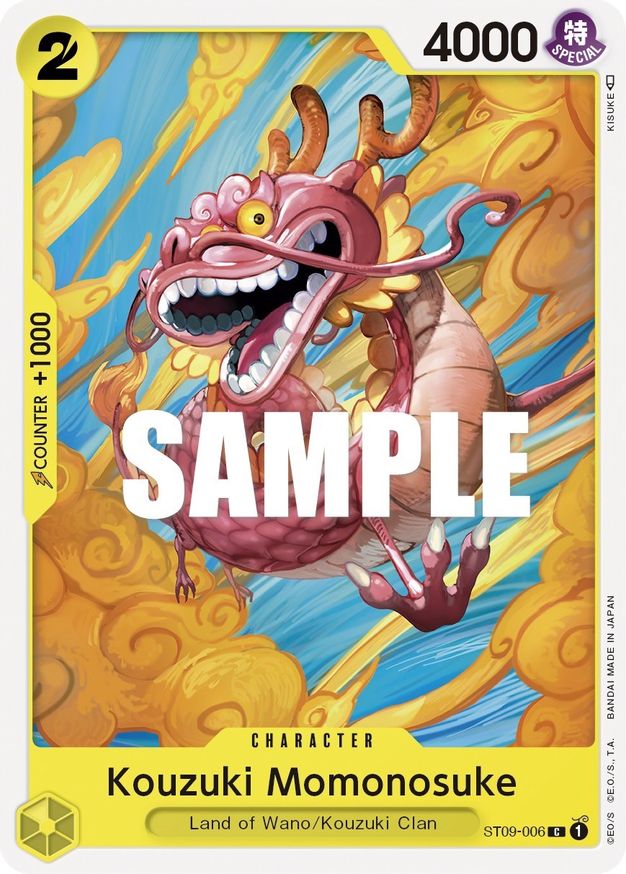 One Piece Kouzuki Momonosuke (ST09-006/18) Starter Deck 09 Yamato