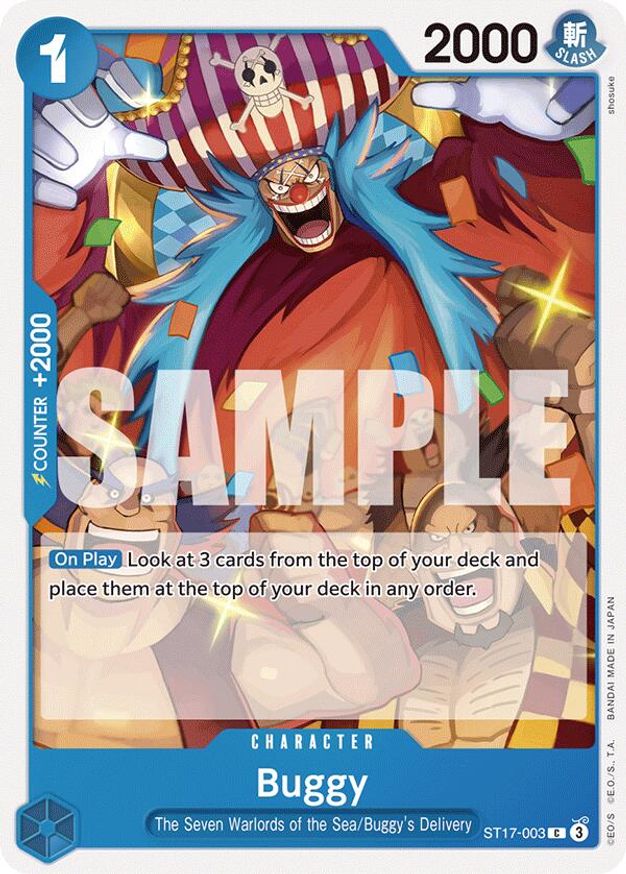 Kappa - ドフラ One Piece Buggy (ST17-003/7) Starter Deck 17 BLUE Donquixote