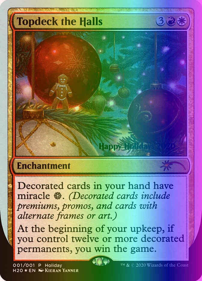 MTG Magic the Gathering Topdeck the Halls (20/21) Happy Holidays LP FOIL |  eBay