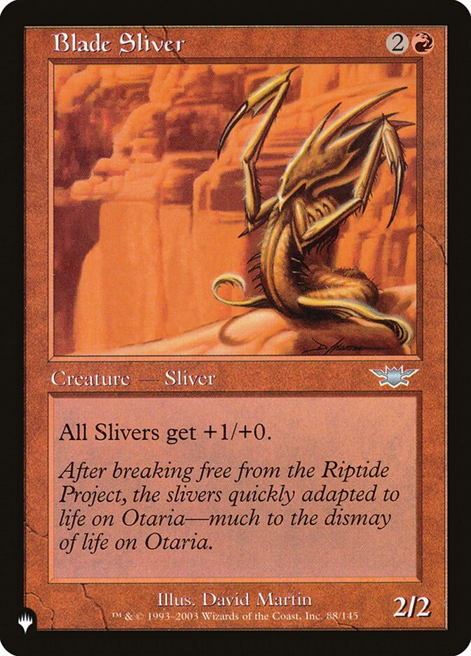 MTG Magic the Gathering Blade Sliver (LGN-88/2869) The List NM | eBay