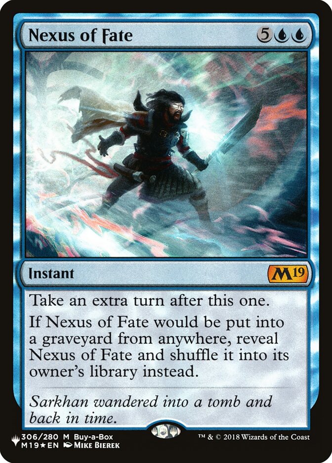 MTG Magic the Gathering Nexus of Fate (M19-306/2869) The List LP MTG Magic the Gathering Nexus of Fate (M19-306/2869) The List LP