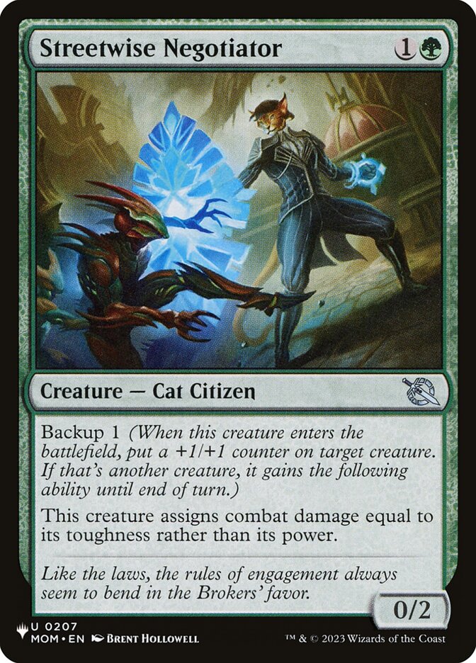 MTG Magic the Gathering Streetwise Negotiator (MOM-207/2869) The List NM |  eBay