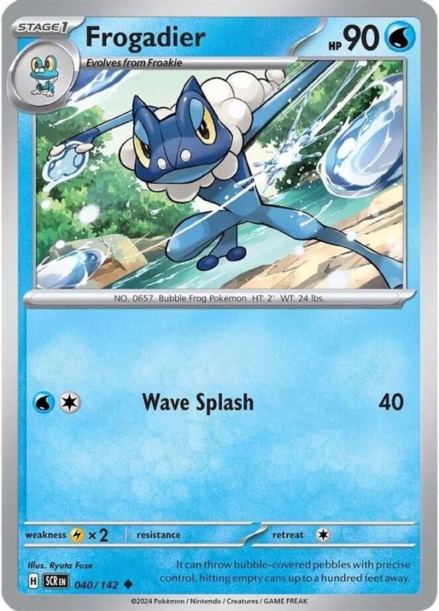 Pokemon Frogadier (40/185) Stellar Crown NM | eBay