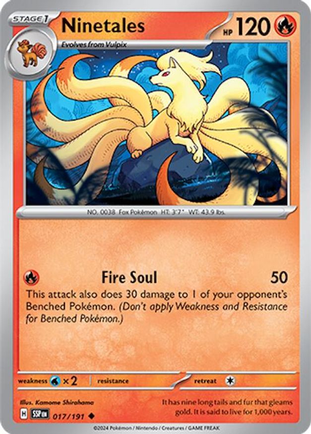 Pokemon Ninetales (17/256) Surging Sparks NM | eBay